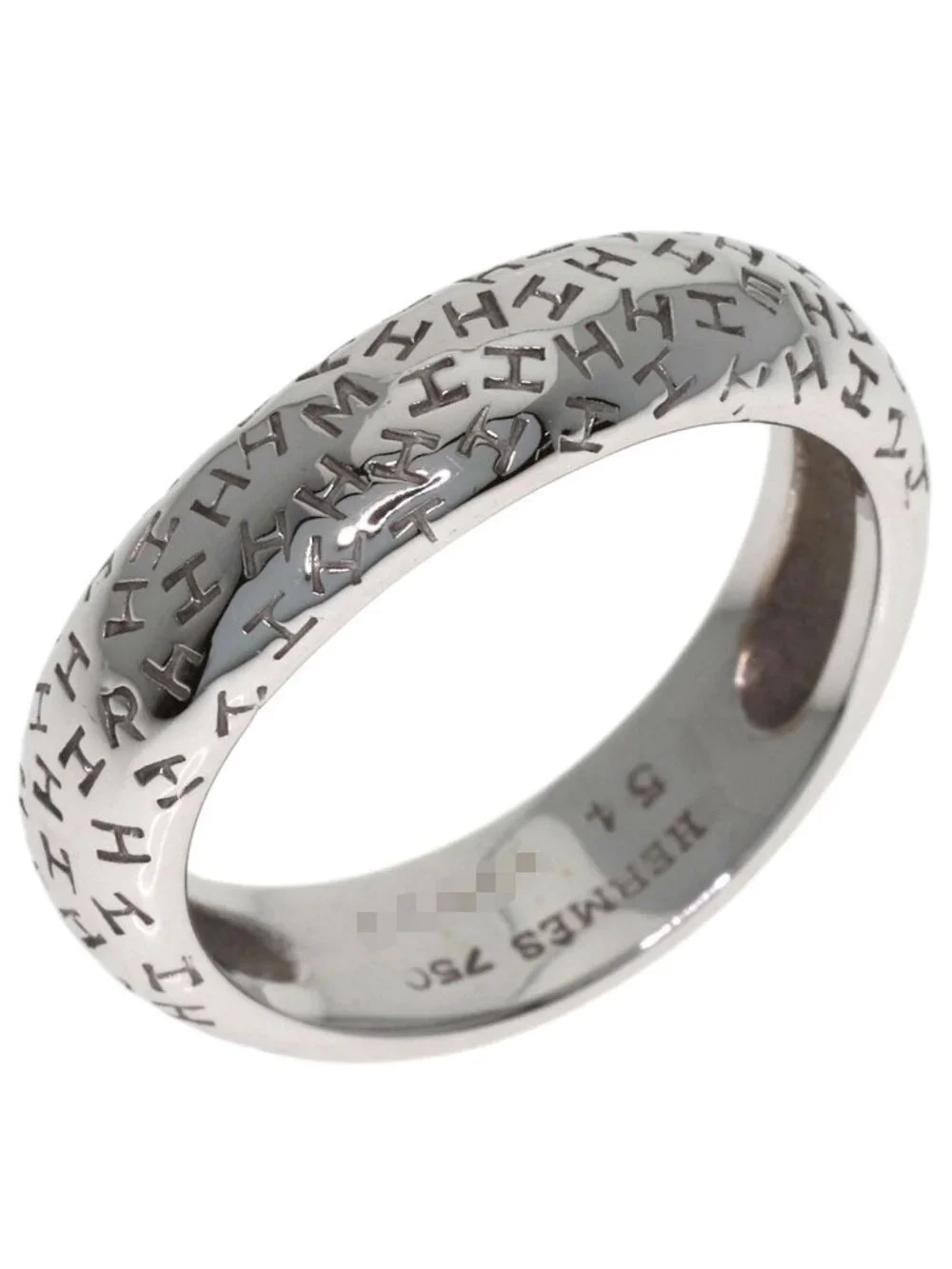 Hermes Toube 54 Ring 18k White Gold